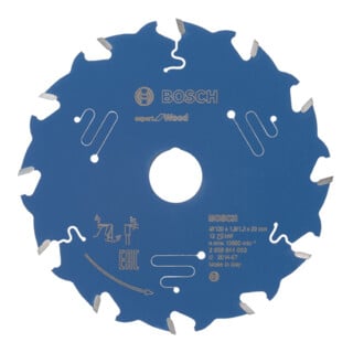 Bosch Lama circolare Expert Wood, per seghe circolari a tuffo e portatili