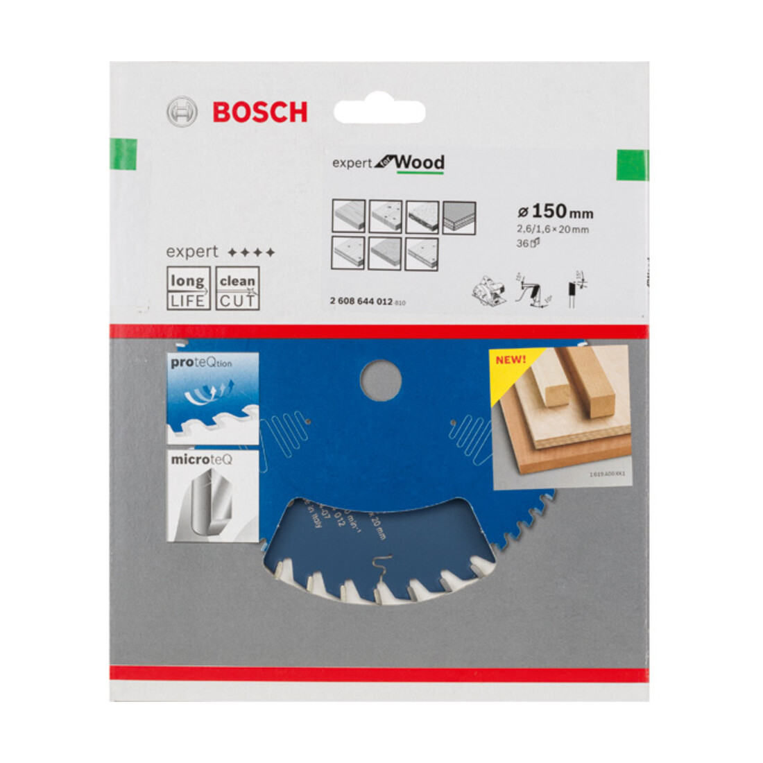 Bosch Lama circolare per sega Expert for Wood, 150x20x2,6mm 36