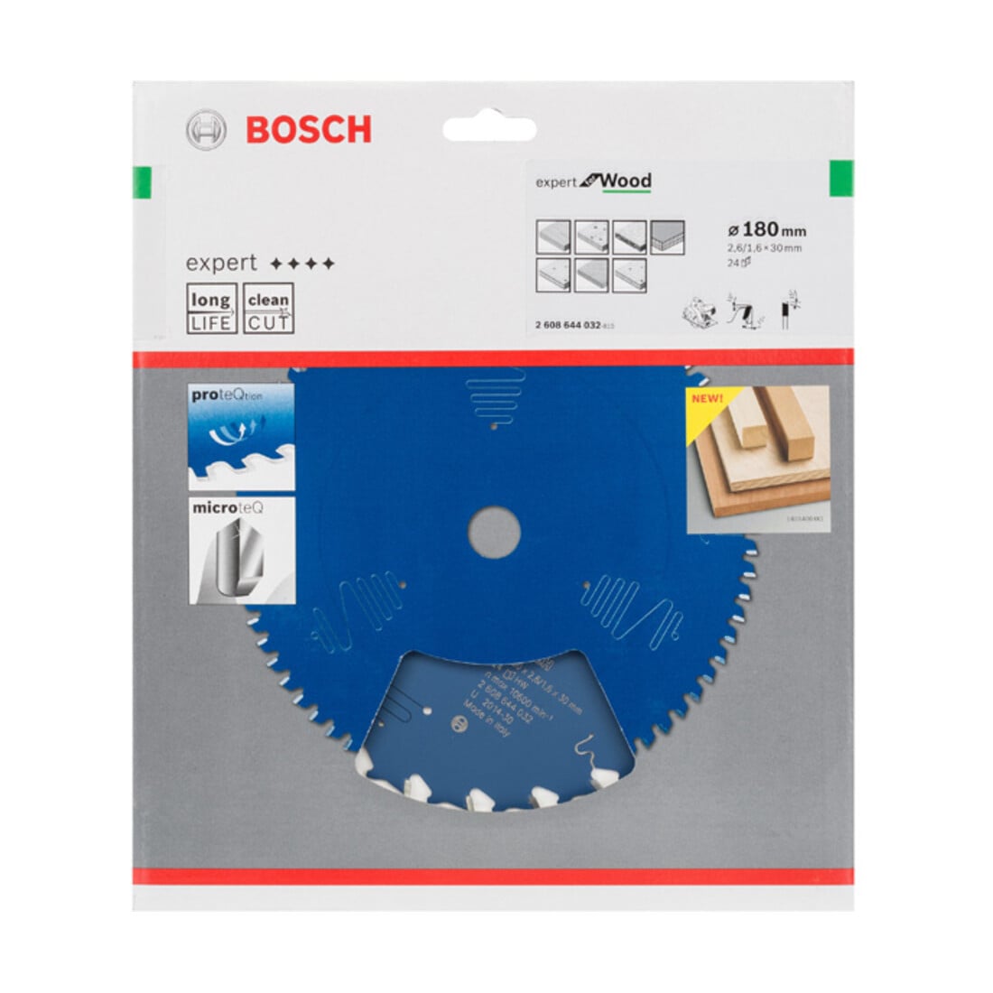 Bosch Lama circolare per sega Expert for Wood, 180x30x2,6mm 24