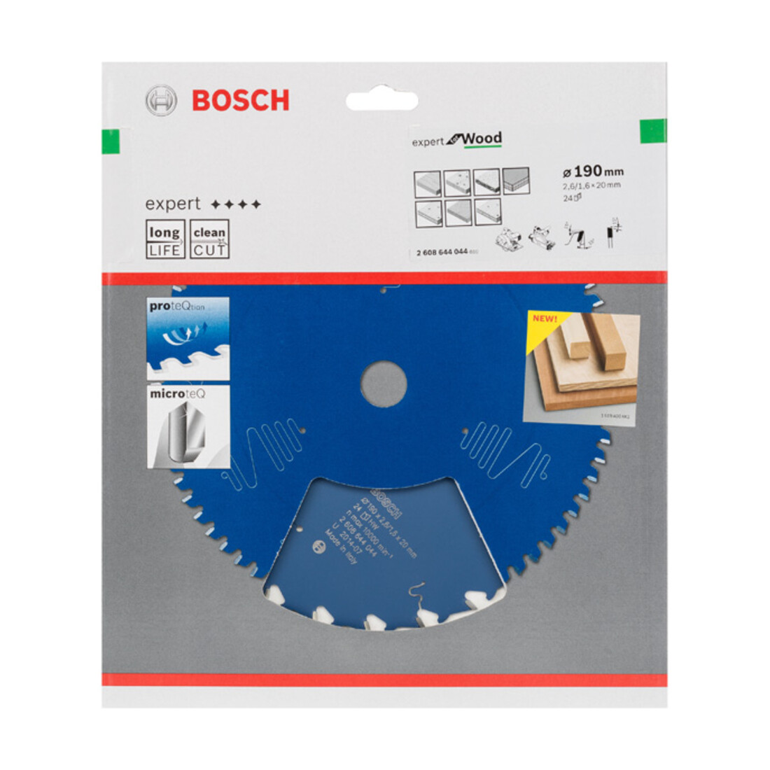Bosch Lama circolare per sega Expert for Wood, 190x20x2,6mm 24