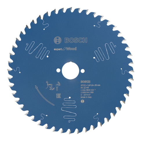 Bosch Lama circolare per sega Expert for Wood, 220x30x2,6mm 48