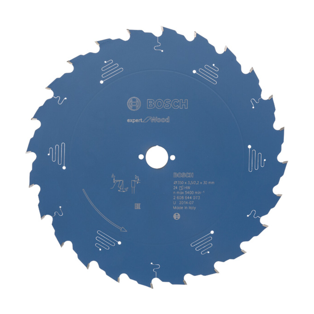 Bosch Lama circolare per sega Expert for Wood, 350x30x3,5mm 24