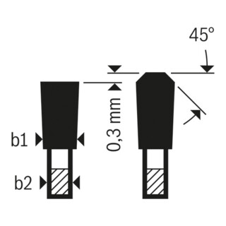 Bosch Lama circolare Standard Universal, per seghe a taglio trasversale, a gattuccio, per pannelli 30mm