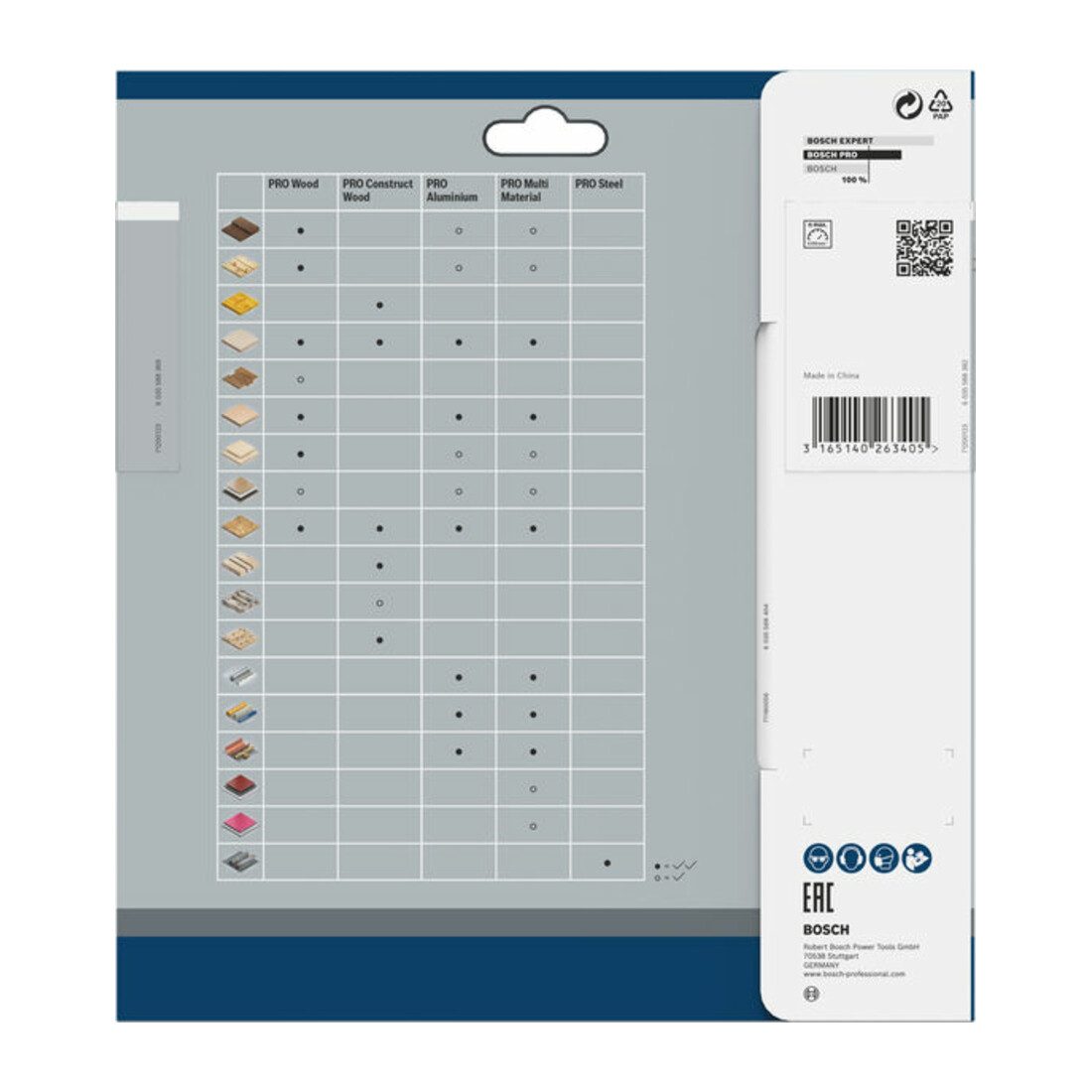 Bosch Lama circolare per sega Multi Material, 184x16x2,4mm 48