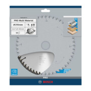 Bosch Lama circolare per sega Multi Material, 210x30x2,4mm 54-5