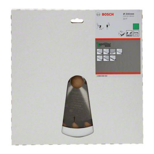 Bosch Lama circolare per sega Optiline Wood, 216x30x2,6/1,6 22