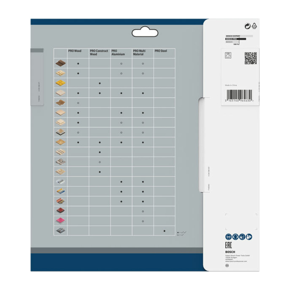 Bosch Lama circolare per sega Optiline Wood, 254x2,6/1,6x30, 24 denti