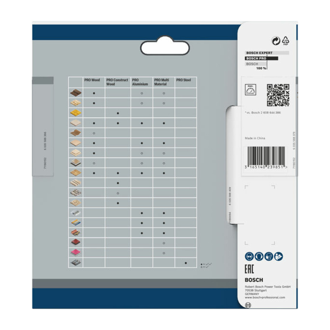 Bosch Lama circolare per sega Speedline Wood, 130x16x2,0mm 9