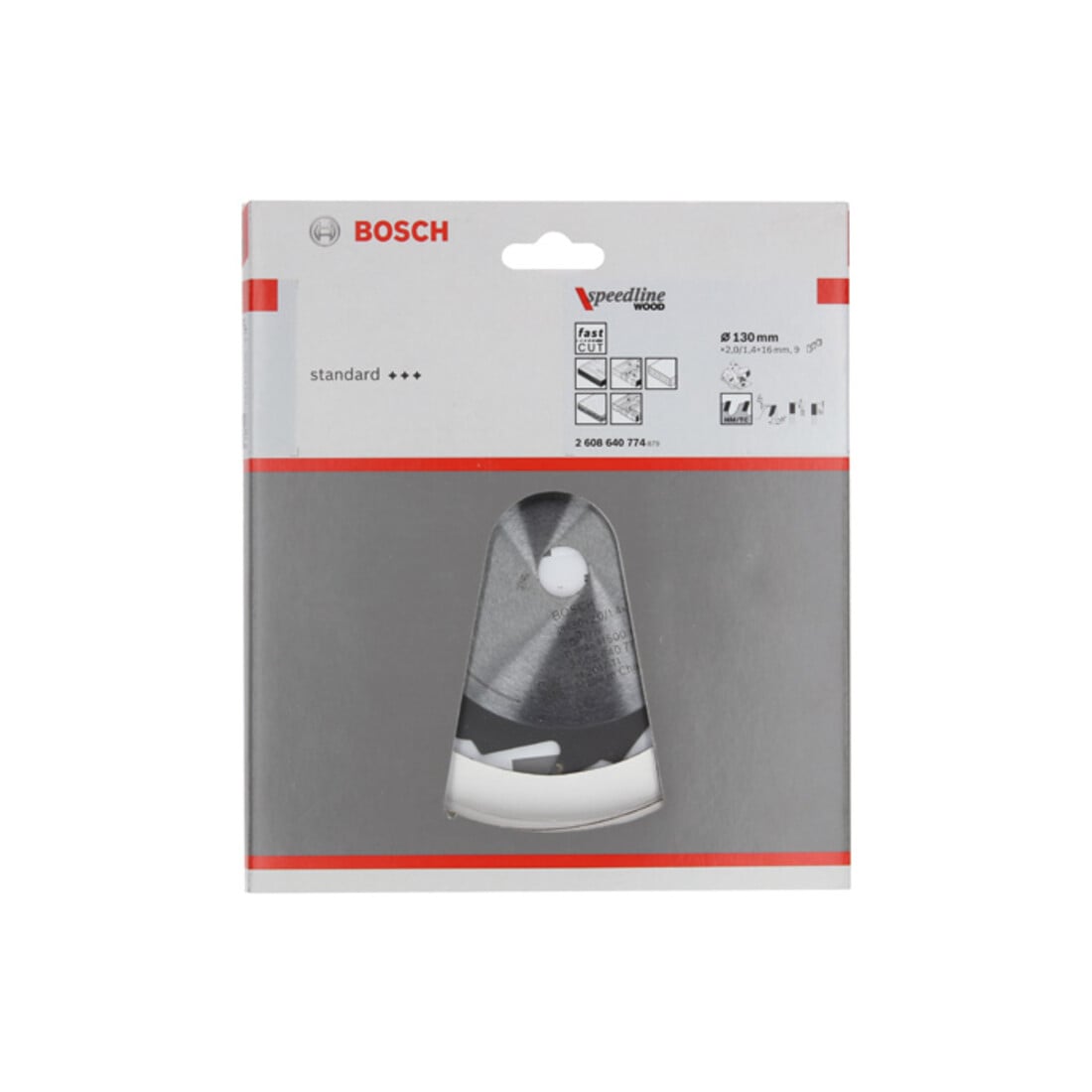 Bosch Lama circolare per sega Speedline Wood, 130x16x2,0mm 9