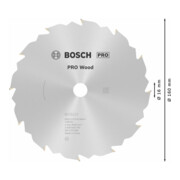 Bosch Lama circolare per sega Speedline Wood, 160x16x2,2mm 12-4