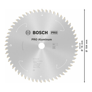 Bosch Lama circolare Standard for Aluminium, per seghe a batteria portatili, a tuffo e per Metalli