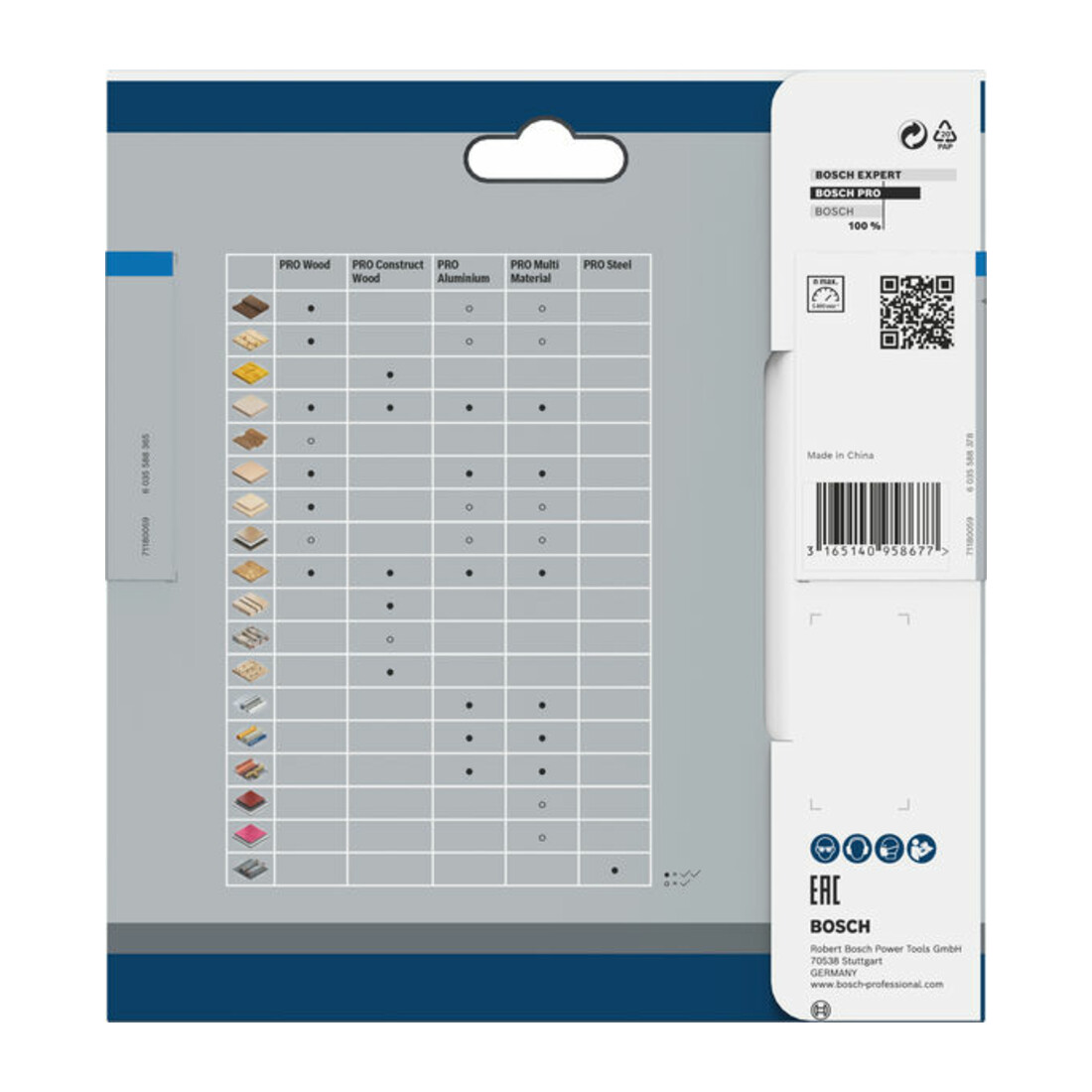 Bosch Lama circolare Standard for Steel, per sega a batteria, 136x1,6/1,2x15,875 30 denti