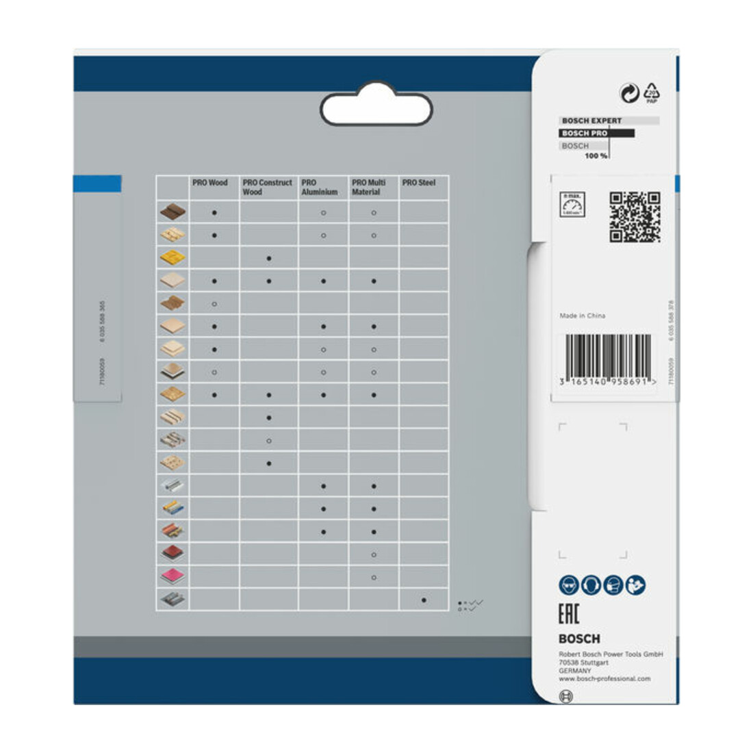 Bosch Lama circolare Standard for Steel, per sega a batteria, 140x1,6/1,2x20 30 denti