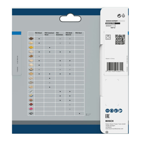 Bosch Lama circolare Standard for Steel, per sega a batteria, 140x1,6/1,2x20 30 denti