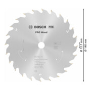 Bosch Lama circolare Standard for Wood per sega a batteria, 140x1,5/1x12,7, 24 denti-4