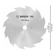 Bosch Lama circolare Standard for Wood per sega a batteria, 165x1,5/1x15,875, 12 denti-2