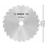 Bosch Lama circolare Standard for Wood per sega a batteria, 165x1,5/1x20, 24 denti-4