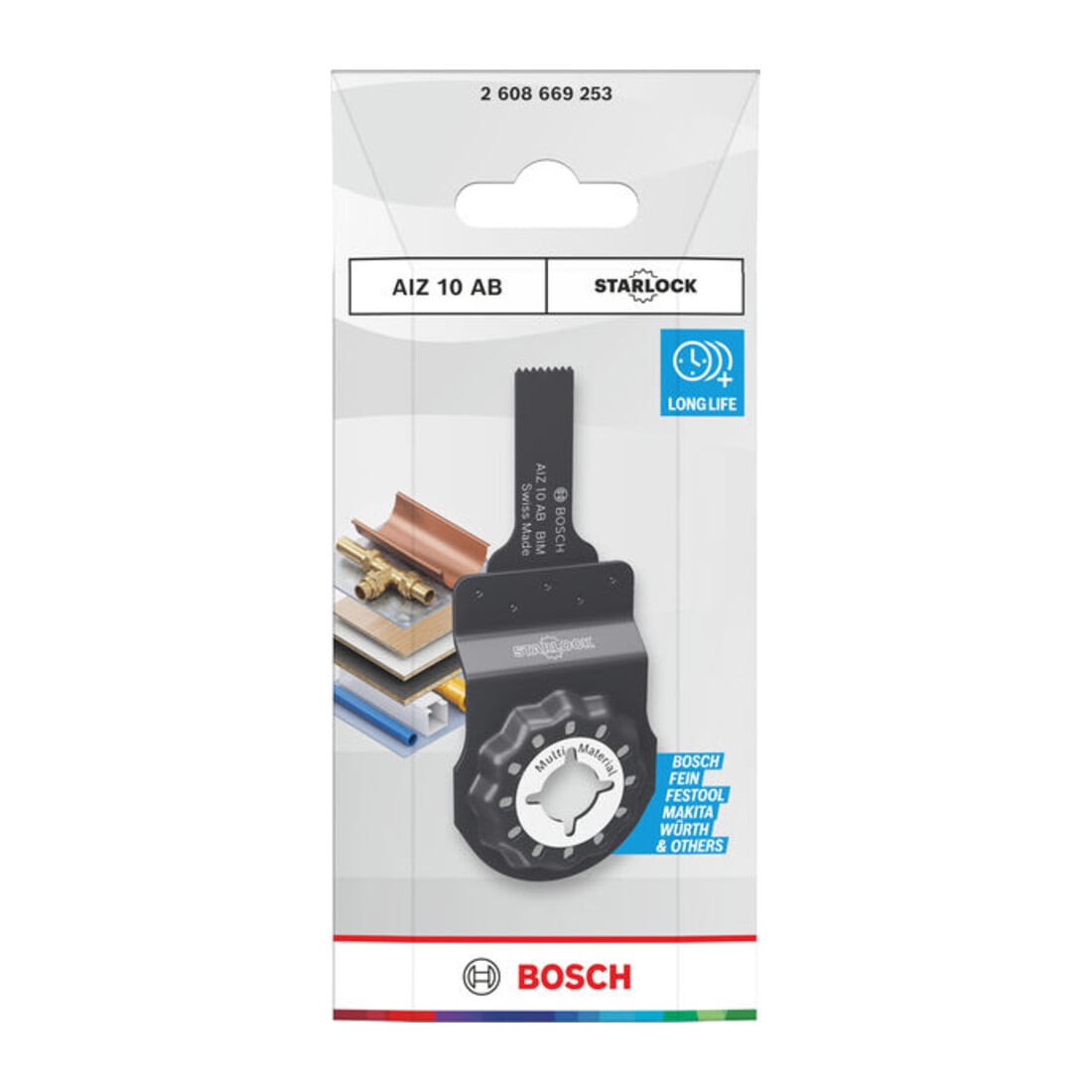 Bosch Lama da immersione AIZ 10 AB Multi Material, Starlock, 10 x 25 mm