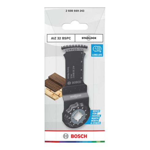 Bosch Lama da immersione per legno AIZ 32 BSPC, Starlock, 32 x 50 mm