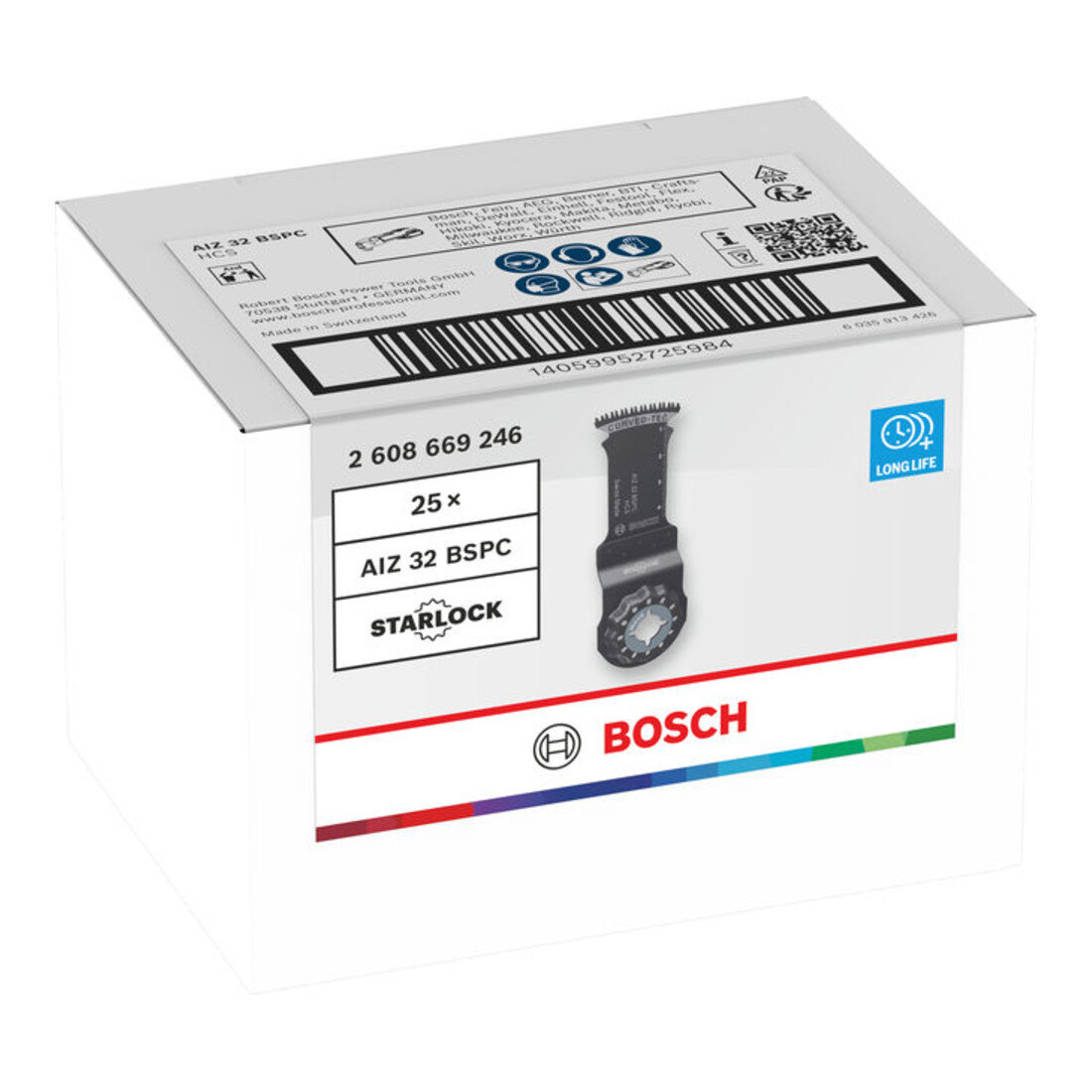 Bosch Lama da immersione per legno AIZ 32 BSPC, Starlock, 32 x 50 mm, TU25