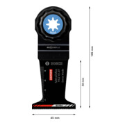 Bosch Lama Expert MetalMax PAIZ 45 AIT per utensili multifunzione oscillanti, 45mm-5
