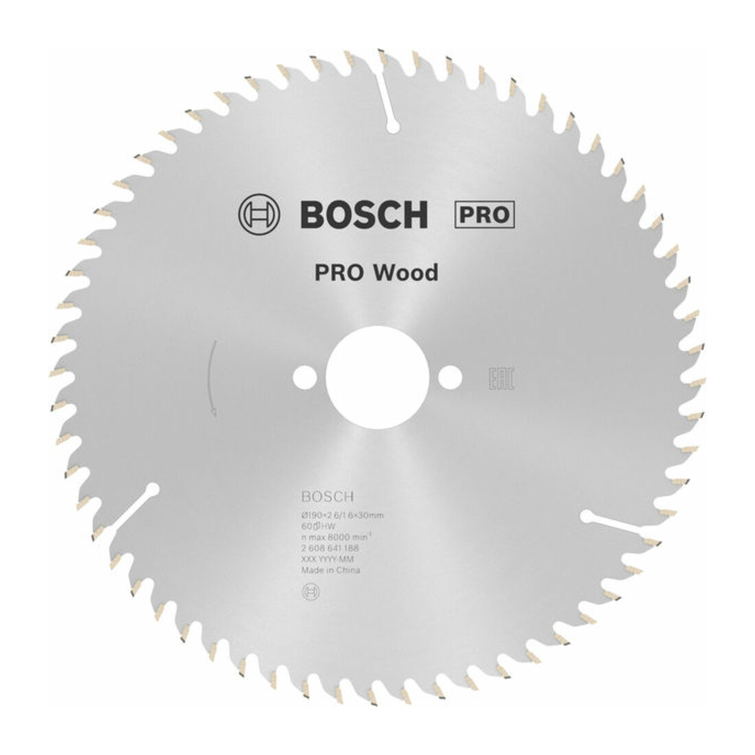 Bosch Lama Optiline Wood per seghe circolari manuali 190 x 30 x 2,6 mm 60