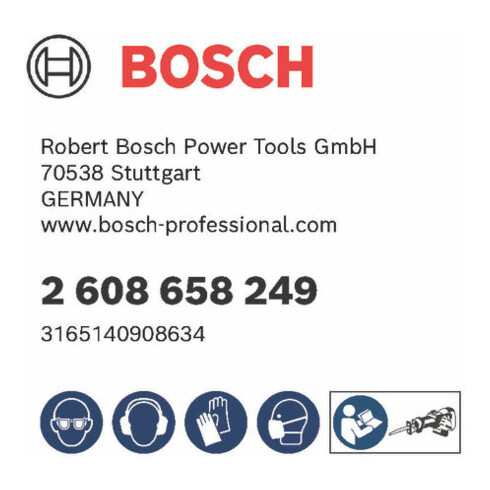 Bosch Lama per sega a gattuccio S 1122 CHM Endurance for HardNail Pallets