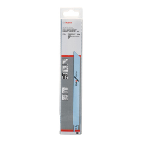 Bosch Lama per sega a gattuccio S 1122 EF Flexible for Metal