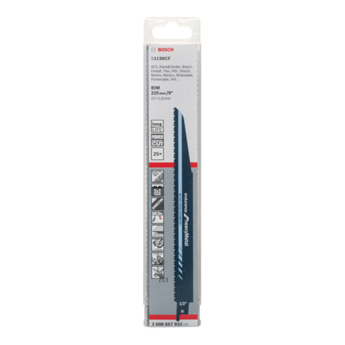 Bosch Lama per sega a gattuccio S 1130 CF Endurance for Heavy Metal