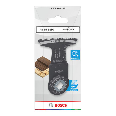 Bosch Lama per sega a immersione AII 65 BSPC legno, Starlock, 65 x 40 mm