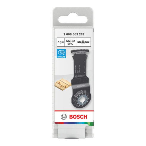 Bosch Lama per sega a immersione AIZ 32 EPC legno, Starlock, 32 x 50 mm, 10 pezzi
