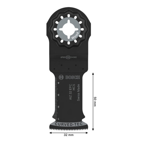 Bosch Lama per sega a immersione AIZ 32 EPC legno, Starlock, 32 x 50 mm, 10 pezzi