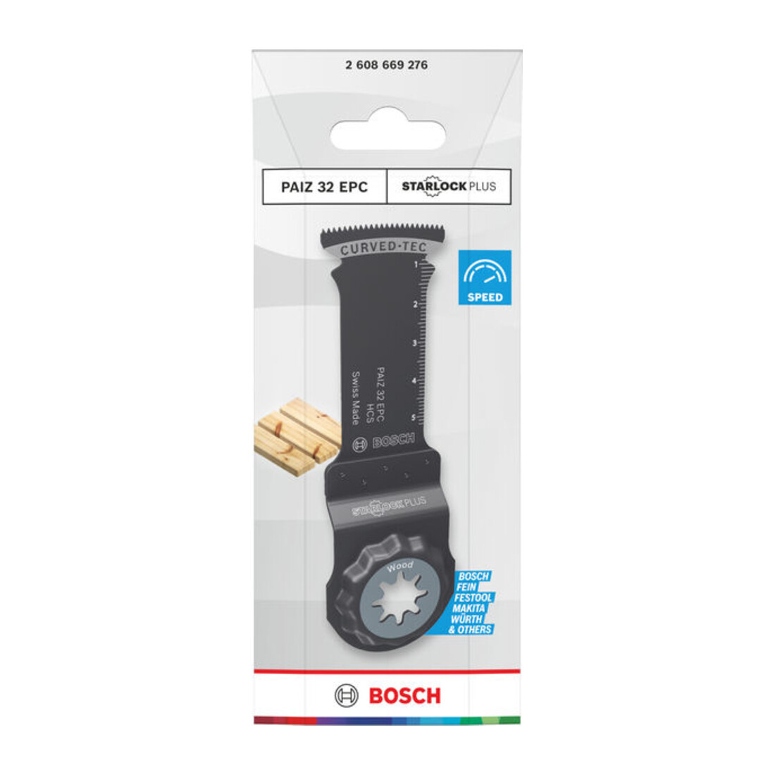 Bosch Lama per sega a immersione PAIZ 32 EPC legno, Starlock, 32 x 60 mm