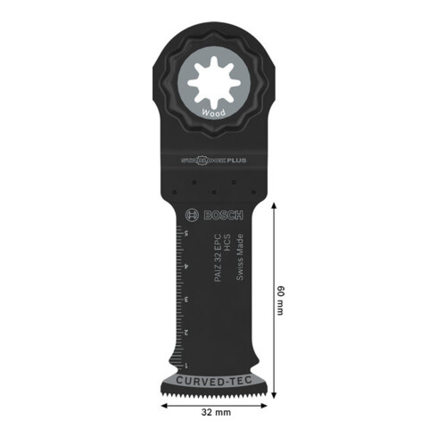 Bosch Lama per sega a immersione PAIZ 32 EPC legno, Starlock, 32 x 60 mm