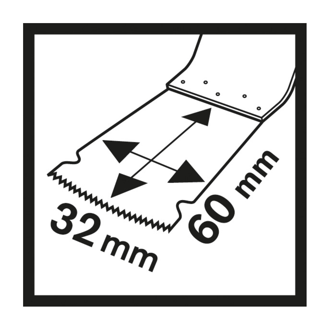 Bosch Lama per sega a tuffo HCS PAIZ 32 EPC Wood 60 x 32 mm