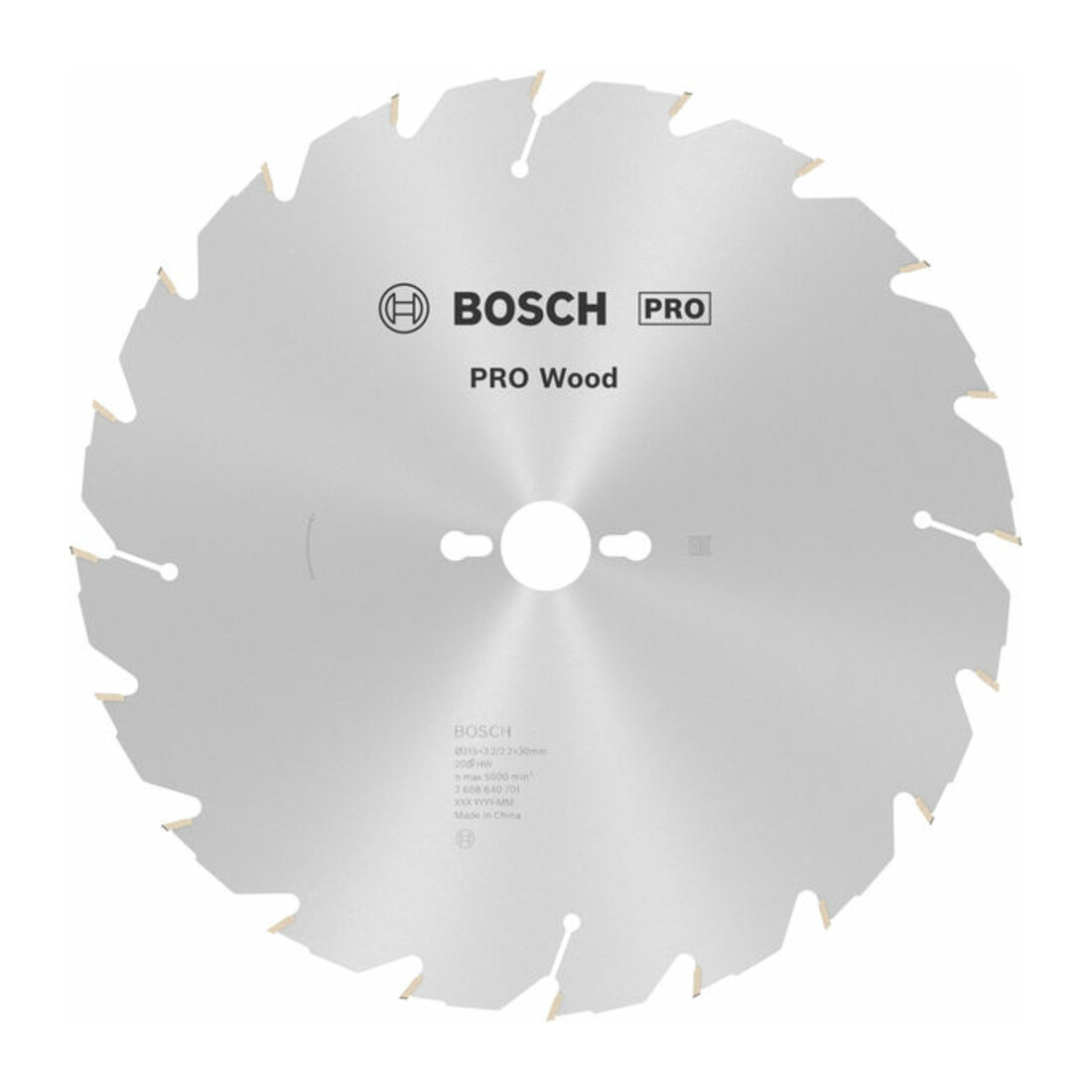 Bosch Lama per sega circolare Construct Wood 315 x 30 x 3,2 mm 20 SB2