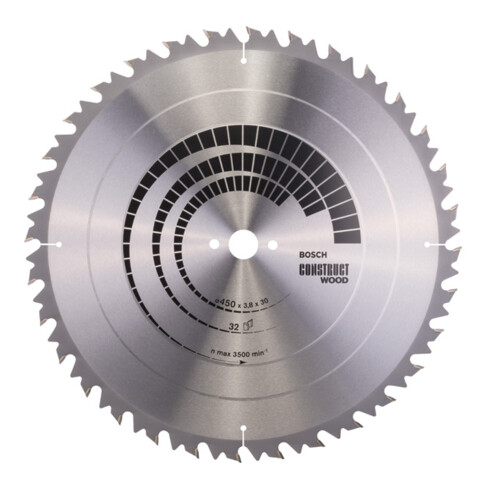 Bosch Lama per sega circolare Construct Wood 450 x 30 x 3,8 mm 32 SB3