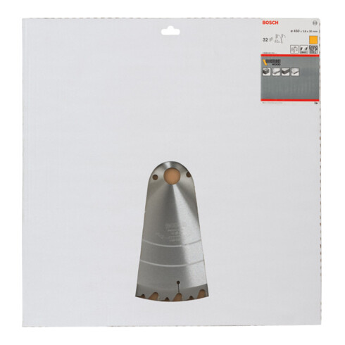 Bosch Lama per sega circolare Construct Wood 450 x 30 x 3,8 mm 32 SB3