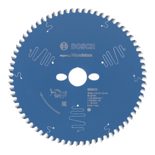 Bosch Lama circolare Expert Aluminium, per seghe circolari a tuffo e portatili