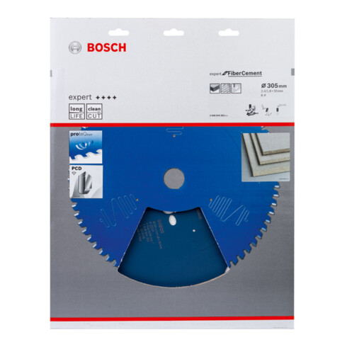 Bosch Lama per sega circolare Expert for Fibre Cement 305 x 30 x 2,4 mm 8
