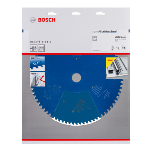 Bosch Lama per sega circolare Expert for Stainless Steel 305x25,4x2,5x80