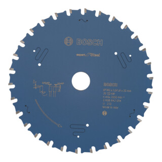 Bosch Lama circolare Expert Steel per seghe manuali a secco per Metalli