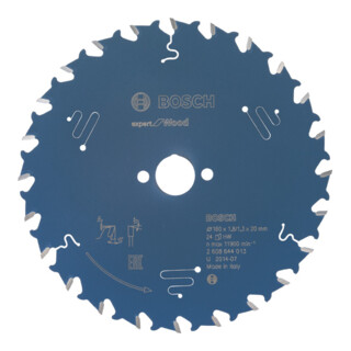Bosch Lama circolare Expert Wood, per seghe circolari a tuffo e portatili