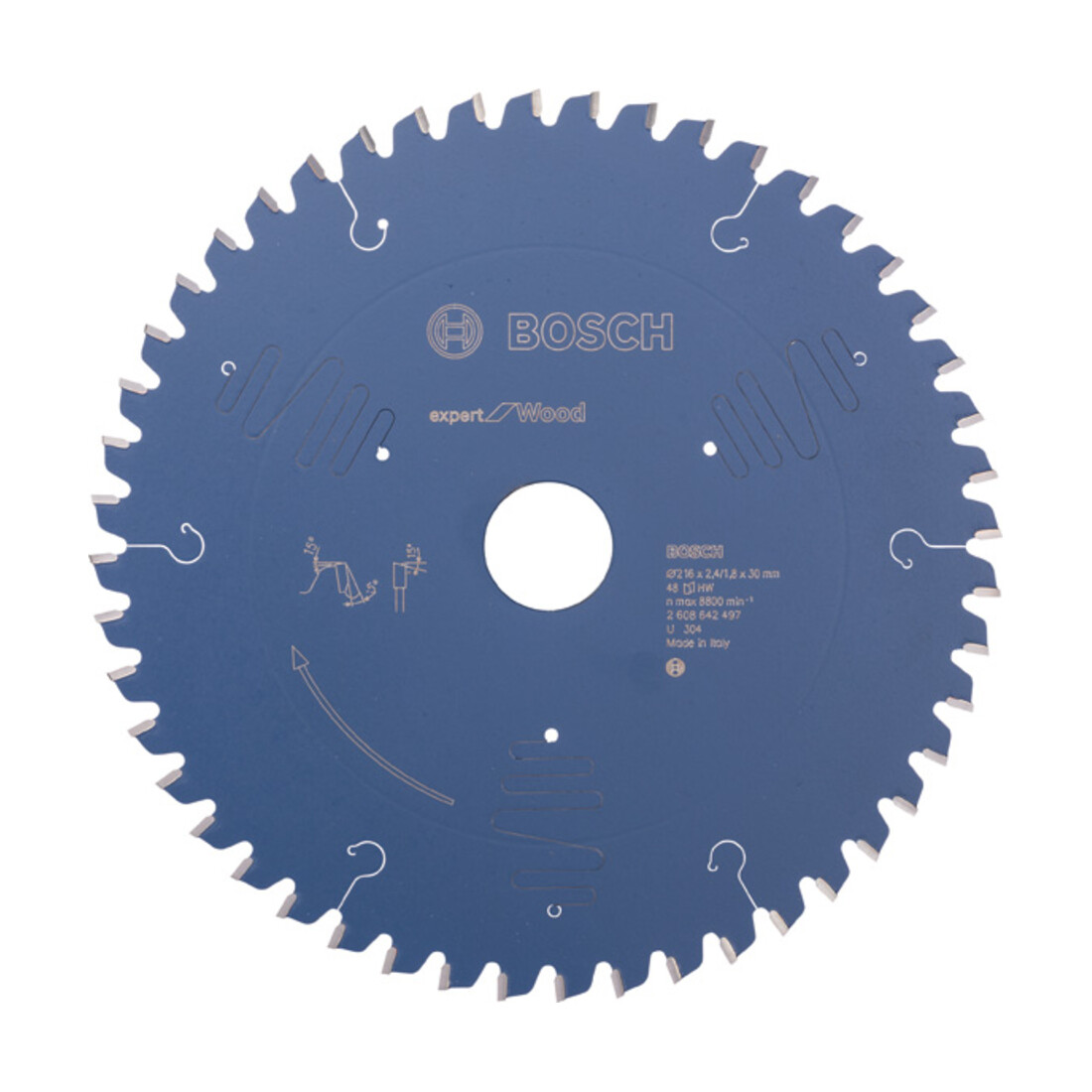 Bosch Lama per sega circolare Expert for Wood 216 x 30 x 2,4 mm 48