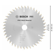 Bosch Lama per sega circolare Multi Material 160 x 20/16 x 2,4 mm 42-4