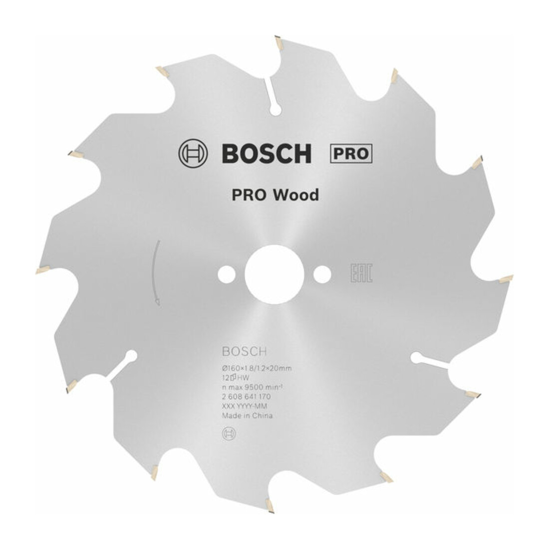 Bosch Lama per sega circolare Optiline Wood per seghe circolari manuali 160 x 20/16 x 1,8 mm 12