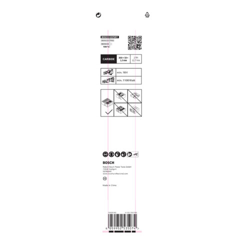 Bosch Lama per seghe frontali a gattuccio in HM Hollow Brick S 1243 EXPERT