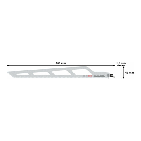Bosch Lama per seghe frontali a gattuccio S 2013 AWP Precision for FiberInsulation
