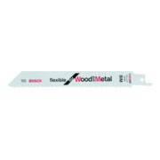 Bosch Lama per seghe frontali a gattuccio S 922 HF Flexible for Wood and Metal-2