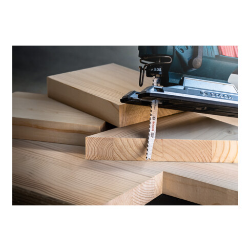 Bosch Lama per seghetto alternativo Expert 'Wood 2-side clean' T 308 B